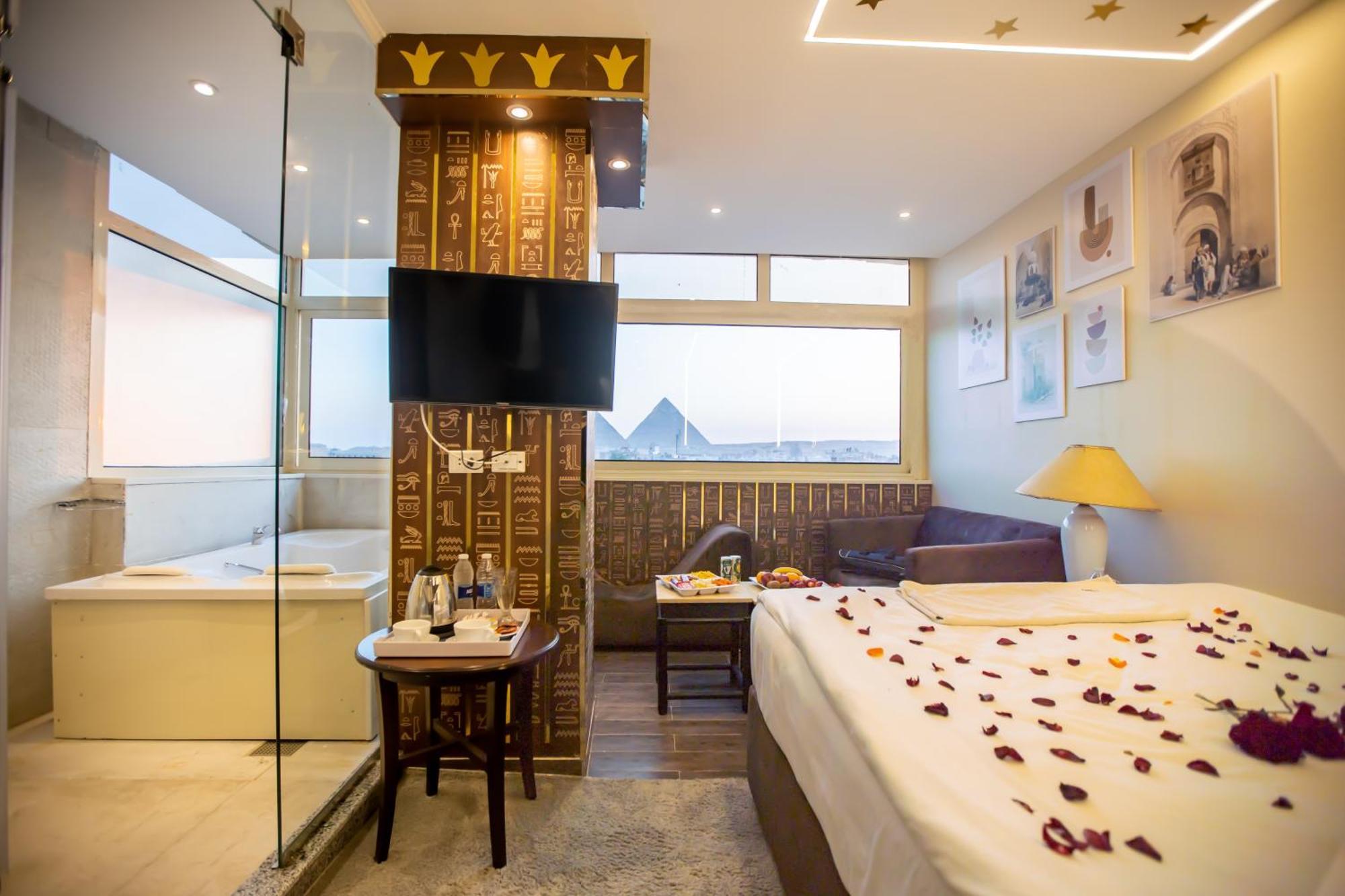 Giza Inn Nazlet el-Sîsi Exteriör bild