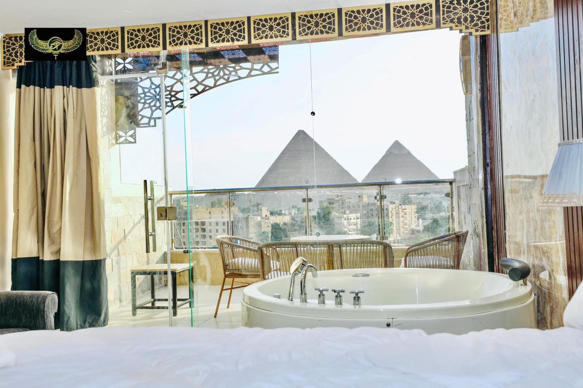 Giza Inn Nazlet el-Sîsi Exteriör bild